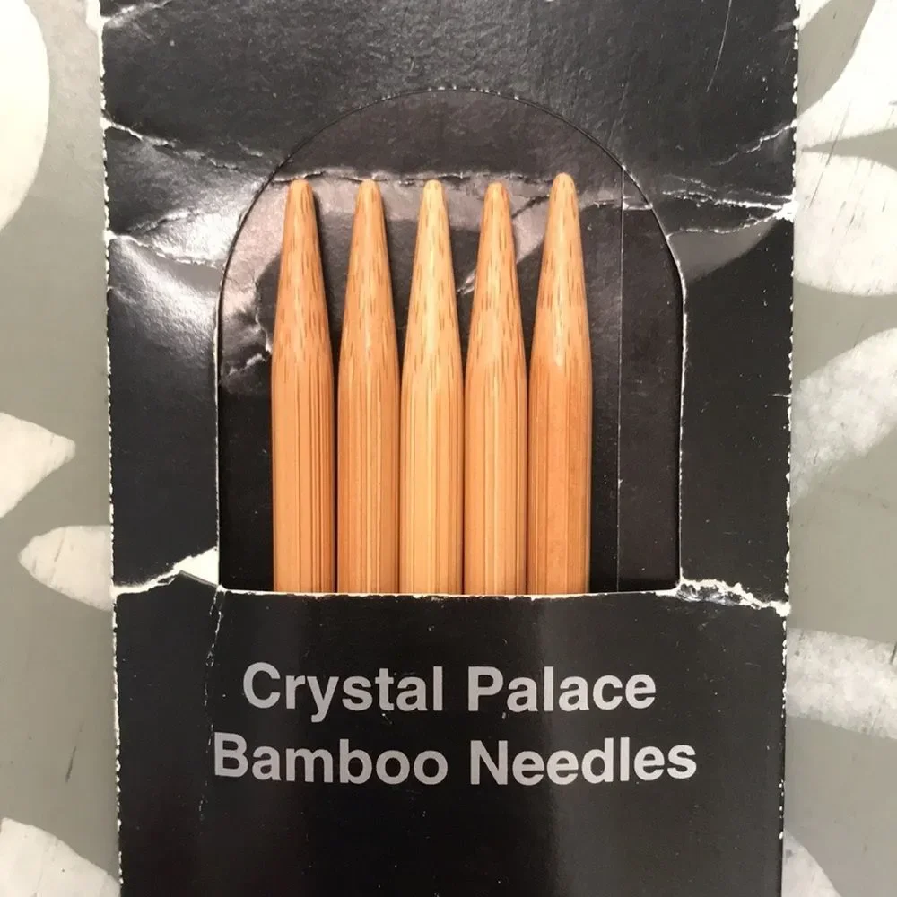 Crystal Palace US Size 9 Double Point Bamboo Needles